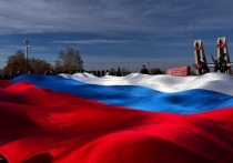В день воссоединения ДНР, ЛНР, Запорожской и Херсонской областей с Российской Федерацией, который празднуется 30 сентября, на мемориале боевой и трудовой славы забайкальцев прошел флешмоб