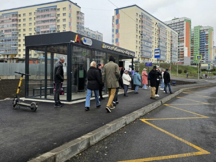 В Красноярске появились теплые остановки