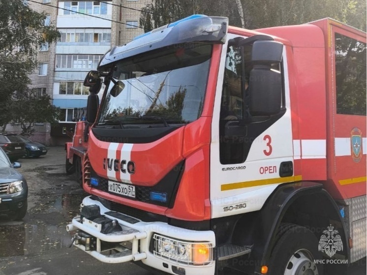 В Орле из-за пожара из дома эвакуировали 15 жильцов
