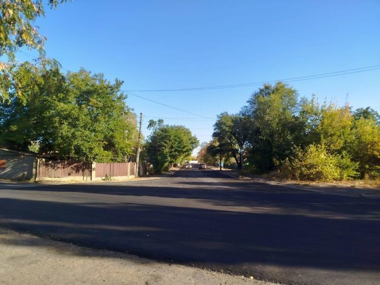 Башкирские дорожники отремонтировали еще одну улицу в Красному Луче