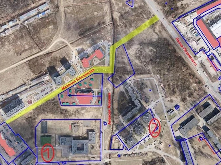 В Пскове проектируют проезд между улицами Поземского и Технической