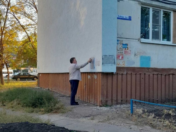 На проспекте Победы ликвидировали больше 50 надписей пронаркотического содержания