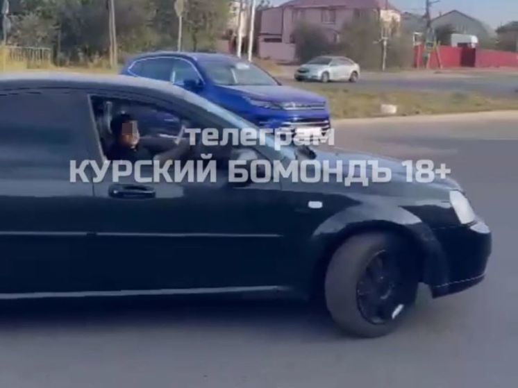 В Курске сняли на видео покатушки девятилетнего ребенка за рулем Chevrolet