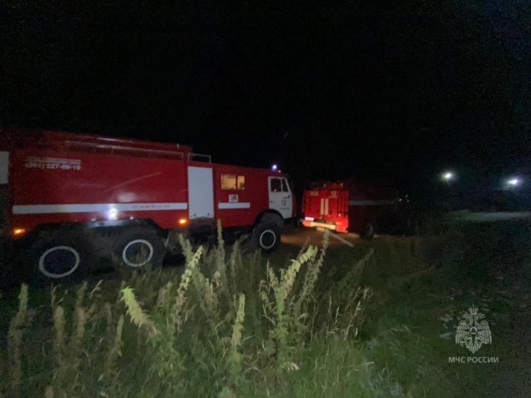 В Манском районе при пожаре погиб человек