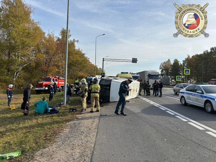 На трассе М7 в Чебоксарском округе произошло серьезное ДТП с автобусом