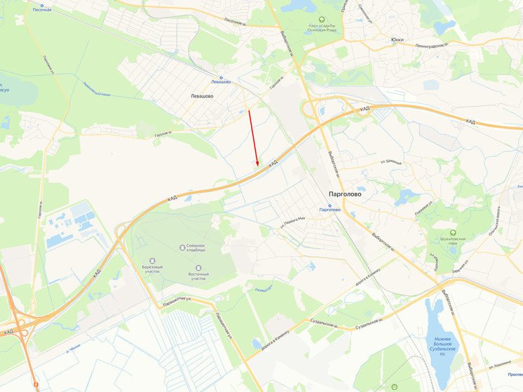 На внешнем кольце КАД перекроют полосу из-за дорожных работ