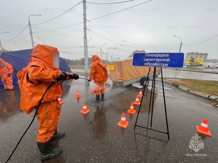 В Калужской области прошли учения по гражданской обороне