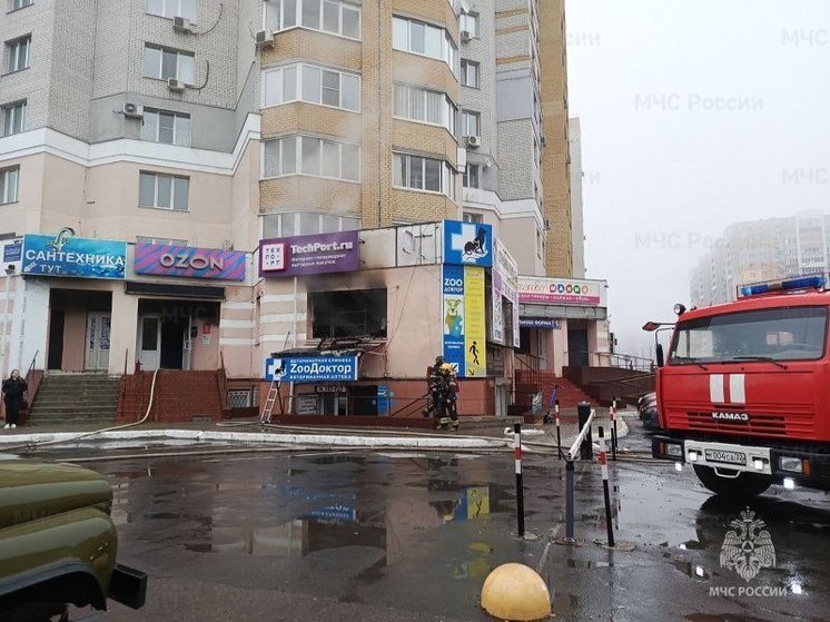 В Брянске на Костычева загорелся пункт выдачи "OZON"