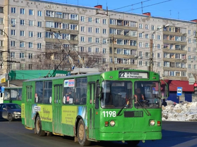 В Новосибирске троллейбус №22 начнет ходить до «Цветущей Плющихи» в 2025 году