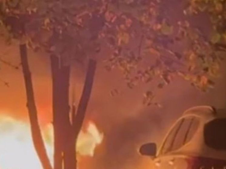 Пожар в Реутове: ночью вспыхнули припаркованные автомобили