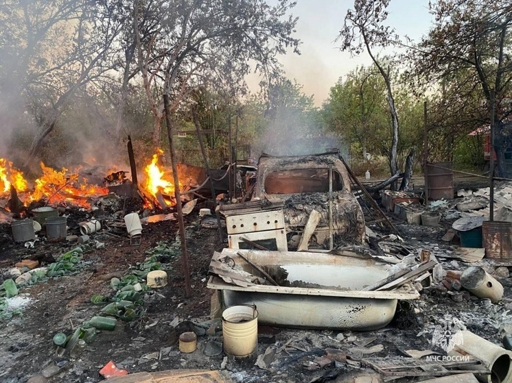 В Ростовской области женщина получила ожоги, пытаясь потушить пожар в доме