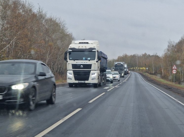 Восьмикилометровая пробка образовалась на трассе под Рязанью 6 октября