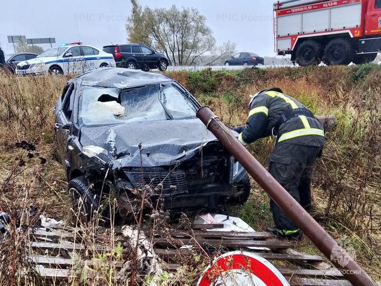 В аварии в Перемышльском районе есть пострадавший