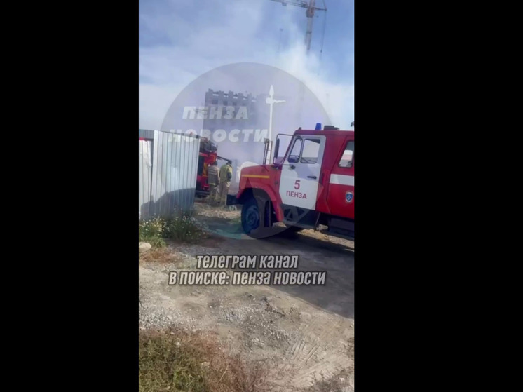 В Засечном загорелась бытовка рабочих