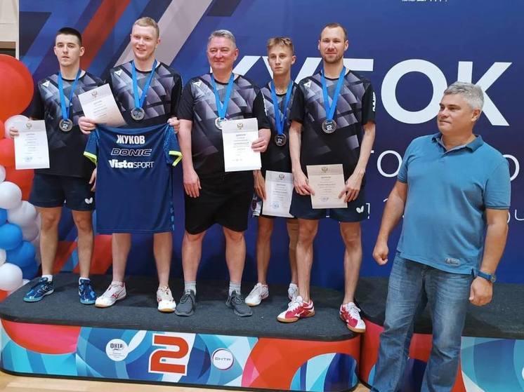 На Кубке страны по настольному теннису у Подмосковья «серебро»