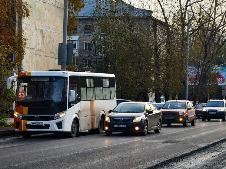 В Томске пробки достигли 7 баллов