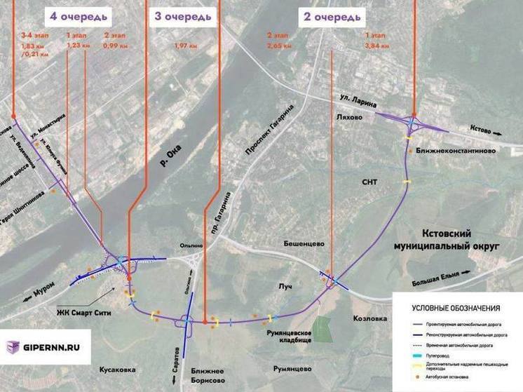 Строительство дублера Гагарина полностью развернут в 2025 году