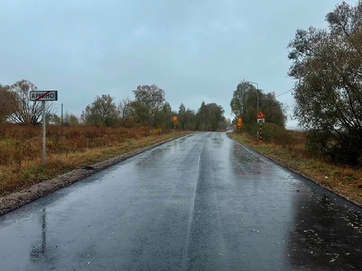 В Брянской области ремонтируют дорогу Комаричи-Лубошево