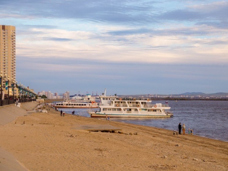 В Хабаровске изменятся курсы кораблей из-за понижения уровня воды в Амуре