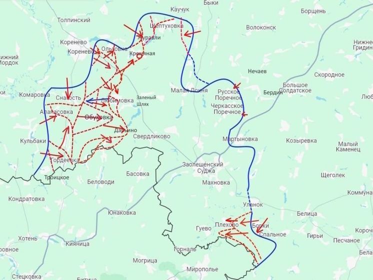 Подоляка: в Курской области идут бои в Любимовке, в районе Шептуховки и Мартыновки