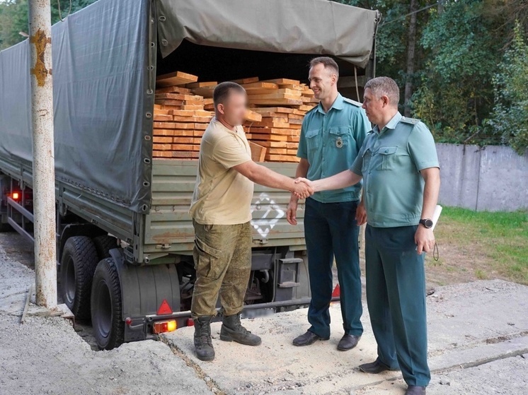 Брянские таможенники передали военным 70 кубометров пиломатериалов