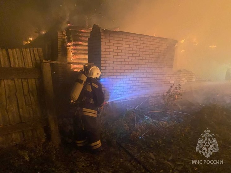 2 человека погибли при пожаре в Лопатинском районе