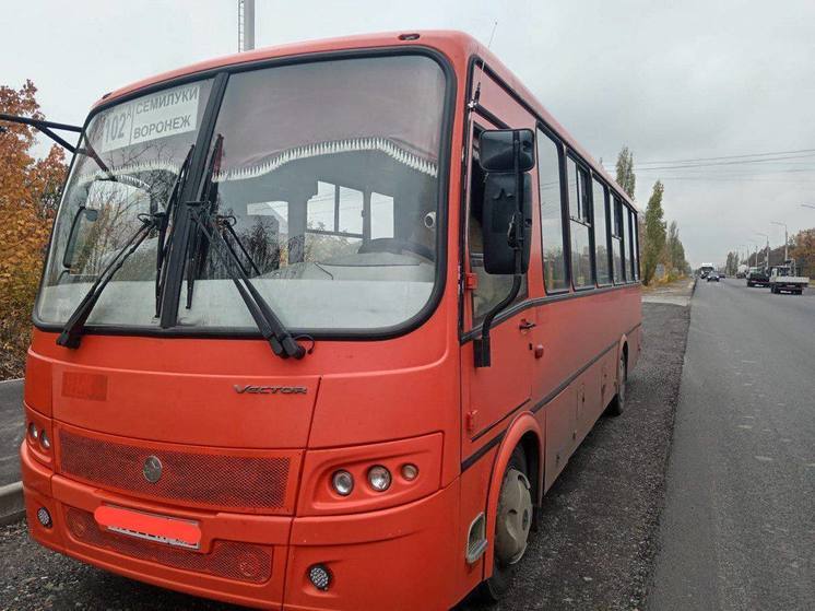 Воронежская пенсионерка попала в больницу после поездки на рейсовом автобусе