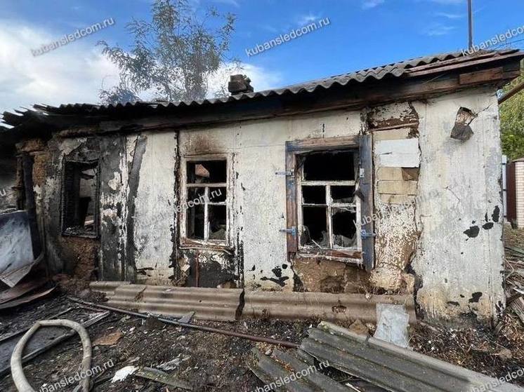 В Выселковском районе в результате возгорания частного дома погиб житель