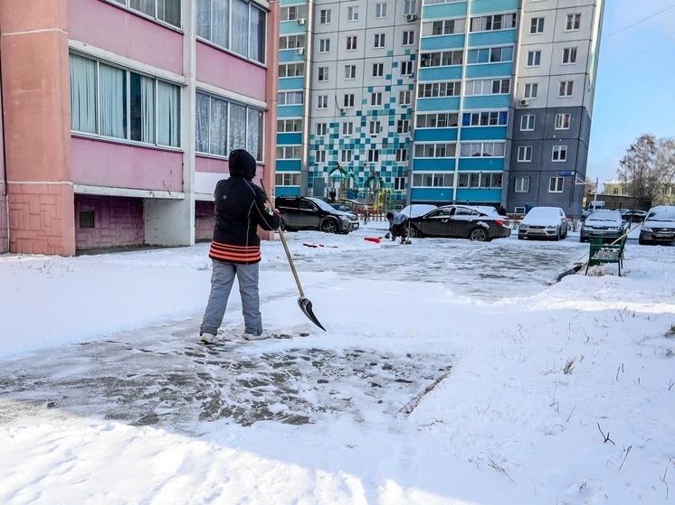 Почти полторы тысячи дворников сражаются со снегом во дворах Челябинска