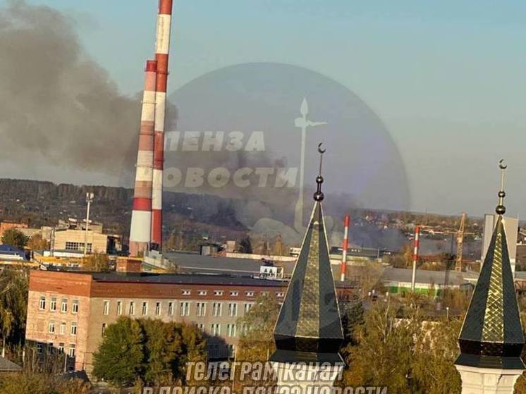 Пензенцы увидели черный дым в районе «Пензтяжпромарматуры»