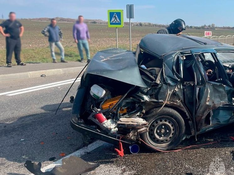 Запорожские спасатели помогли зажатому в легковом автомобиле водителю