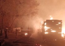 Здание детского сада полностью сгорело вечером 12 октября в селе Ишага Нерчинско-Заводского района