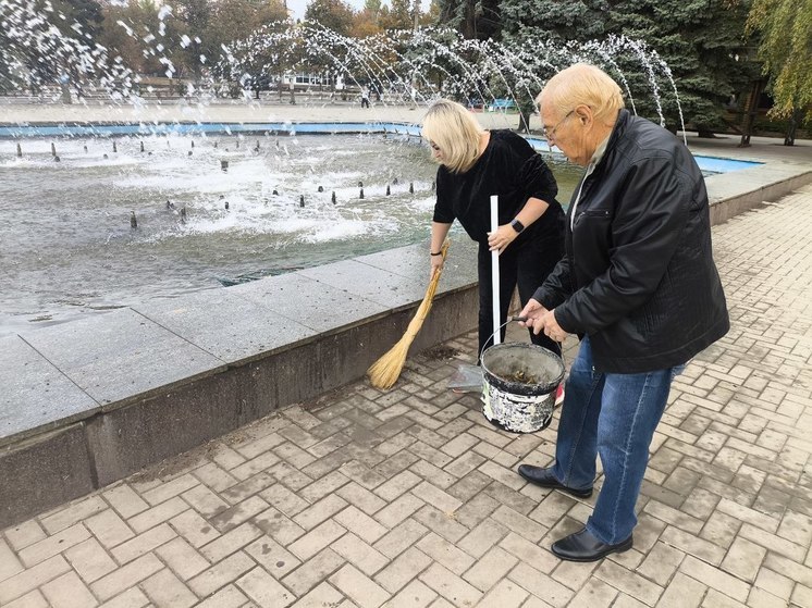 В Токмакском округе проходит осенний Месячник чистоты