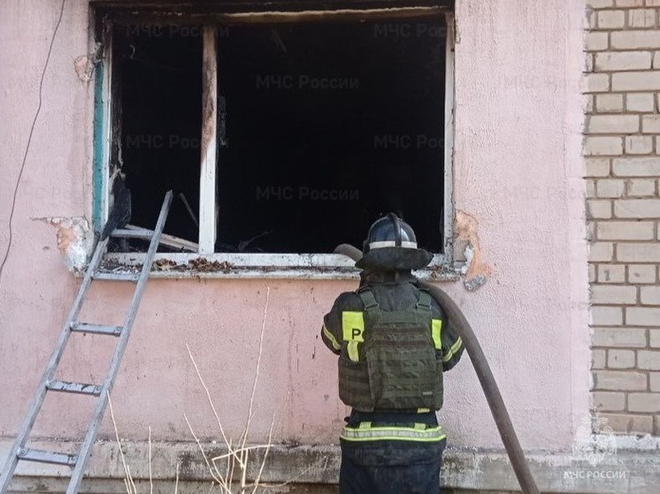 В Геническом округе потушили пожар в частном доме