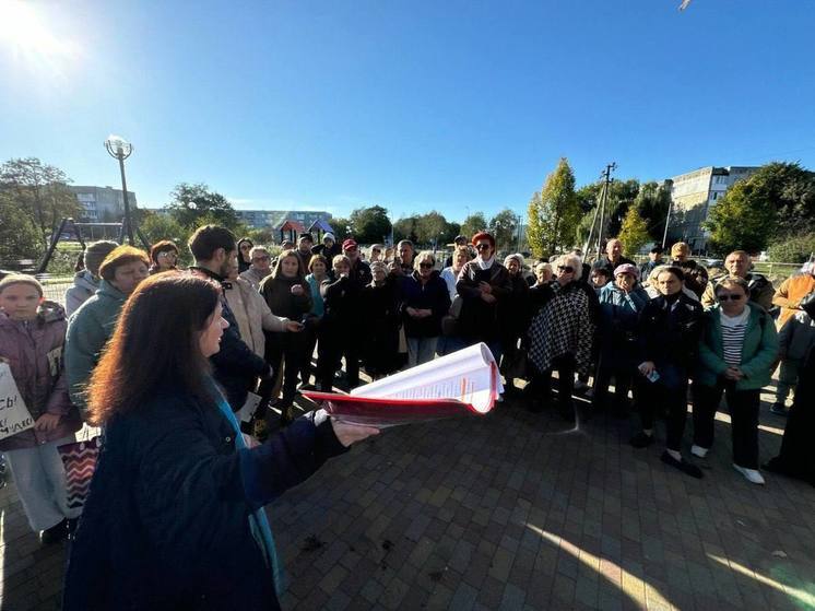 В микрорайоне А. Космодемьянского в Калининграде прошел митинг за экологическую безопасность