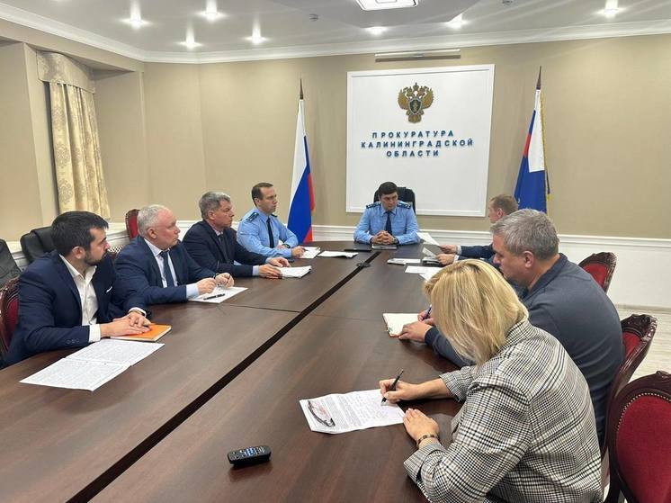 В прокуратуре Калининградской области обсудили экологическую ситуацию в микрорайоне им. А. Космодемьянского