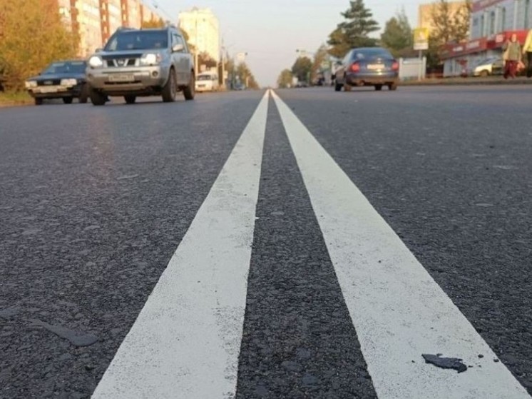 В Орле закончили ремонт дороги на улице Полесской