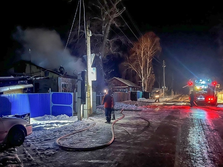 В Аскизском районе причиной пожара стало неосторожное обращение с огнем