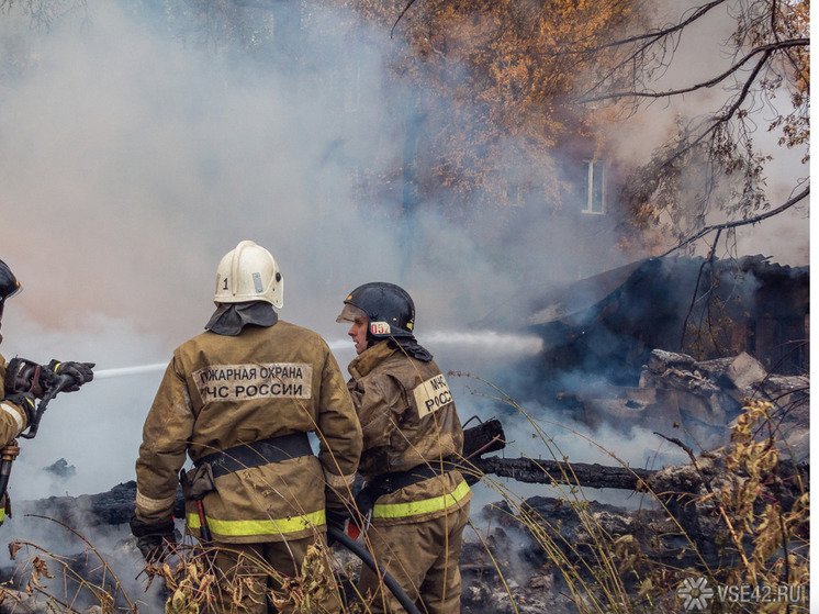 ГАЗель неожиданно загорелась в Кузбассе