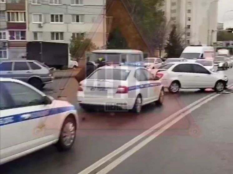 В Пензе из-за ДТП образовалась большая пробка
