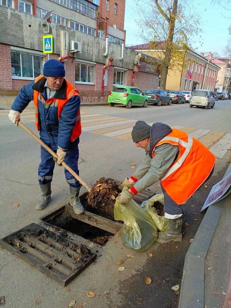 В Иркутске началась подготовка ливневой канализации к зиме