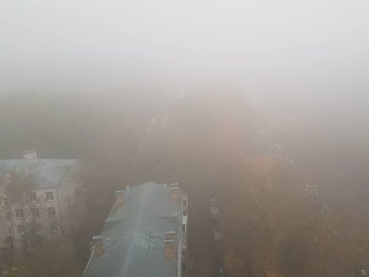 Густой туман сегодня утром наблюдали жители Подмосковья