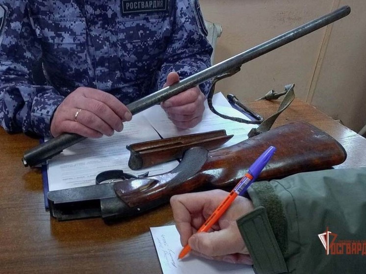 Росгвардейцы изъяли 7 единиц оружия у жителей Орла