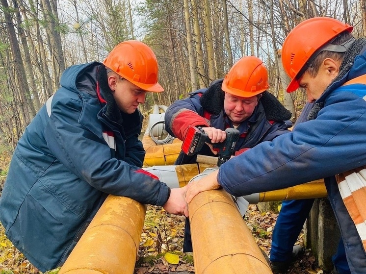 В Кандалакше обновили теплотрассу на 1320 метров