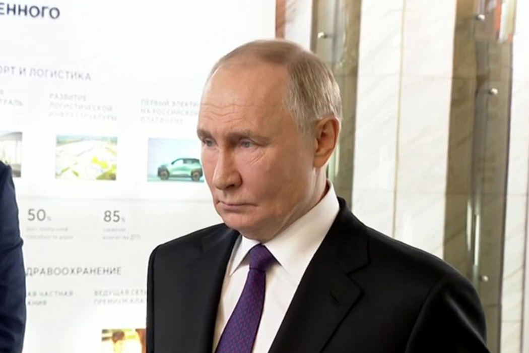 Кадры Путина и участников форума БРИКС: тесты российских технологий, официальное выступление