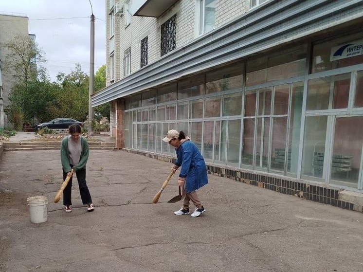 В Токмакском округе провели общемуниципальный санитарный день