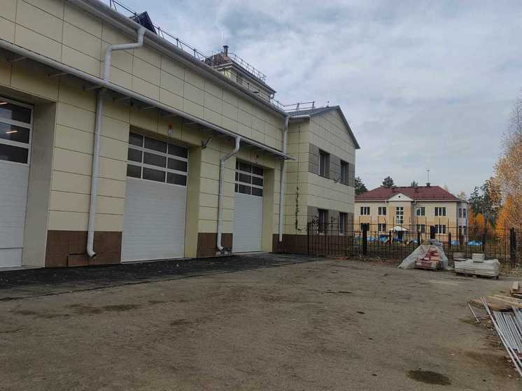 В Алтайском крае завершают ввод пожарной части на Бирюзовой Катуни