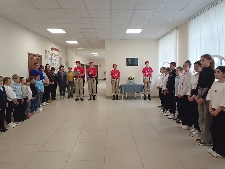 В сельской школе Калмыкии провели урок Мужества