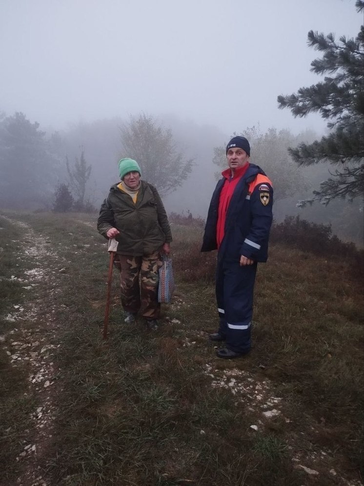 В районе горы Ай-Петри спасатели нашли заблудившихся женщин