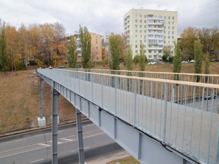 Пешеходный мост через Похвалинский съезд открыли для нижегородцев